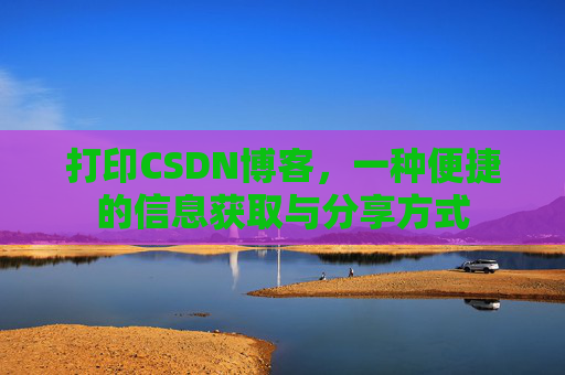 打印CSDN博客，一种便捷的信息获取与分享方式