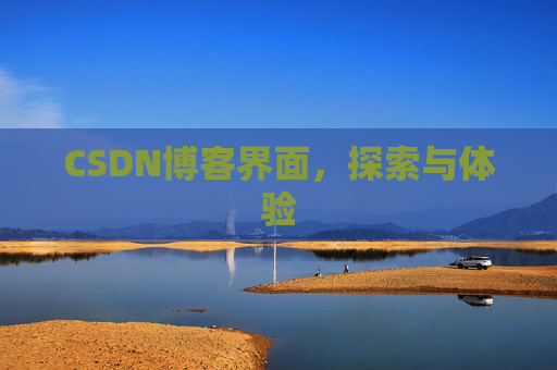 CSDN博客界面，探索与体验