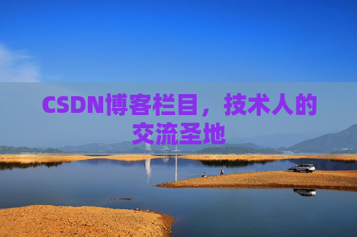 CSDN博客栏目，技术人的交流圣地